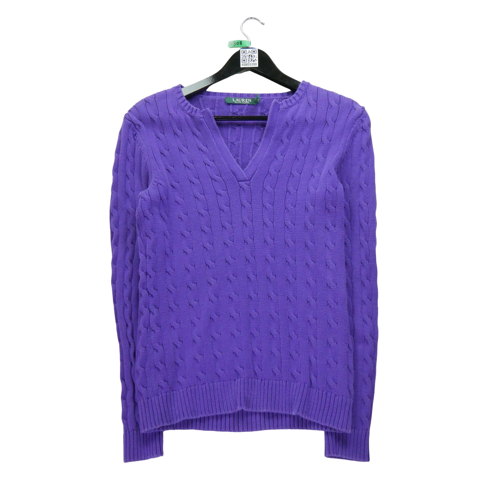 RALPH LAUREN Reconditionné - Pull Femme Violet - Très Bon État
