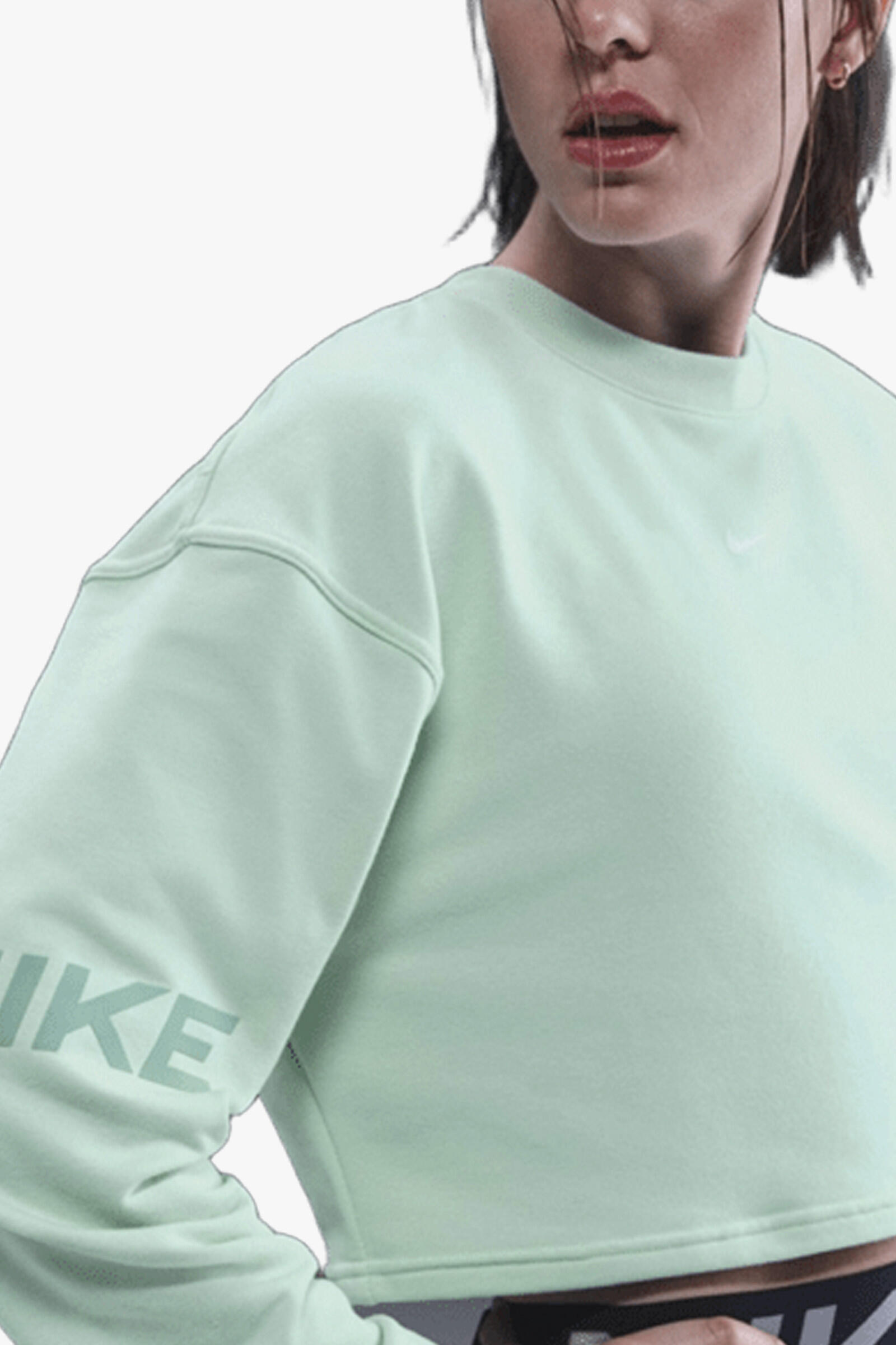 Nike Sudadera Dri-fit French Terry Verde 3/5