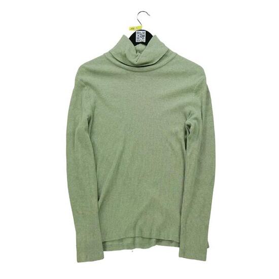 Damski sweter z golfem w kolorze khaki