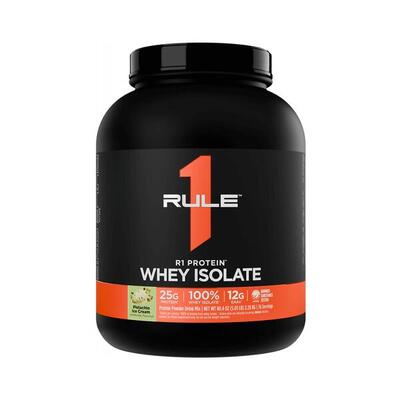 Rule1 r1 protein whey isolate (1lbs) chocolate fudge - eiwitten