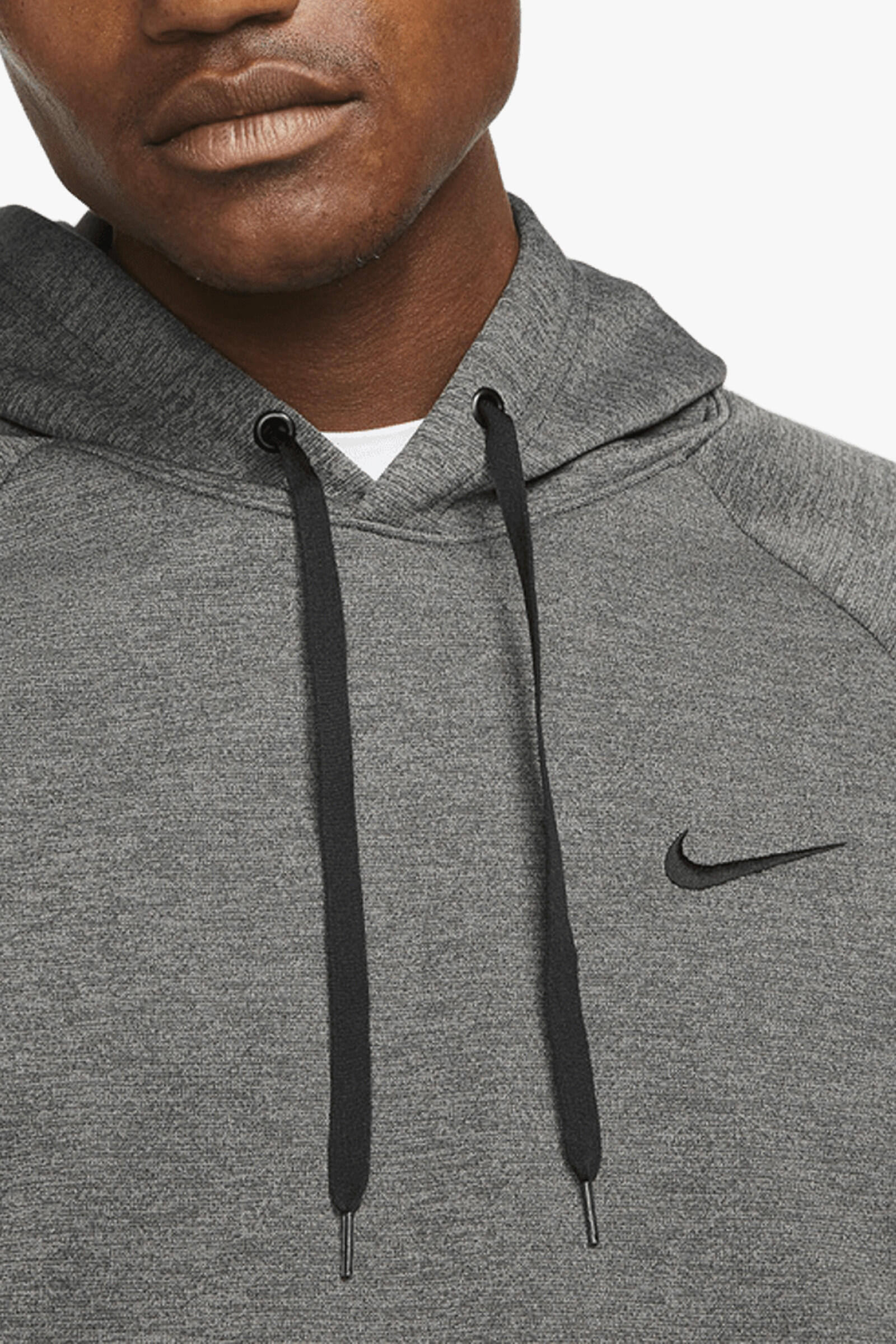 Nike Sudadera Therma-fit Gris 3/5