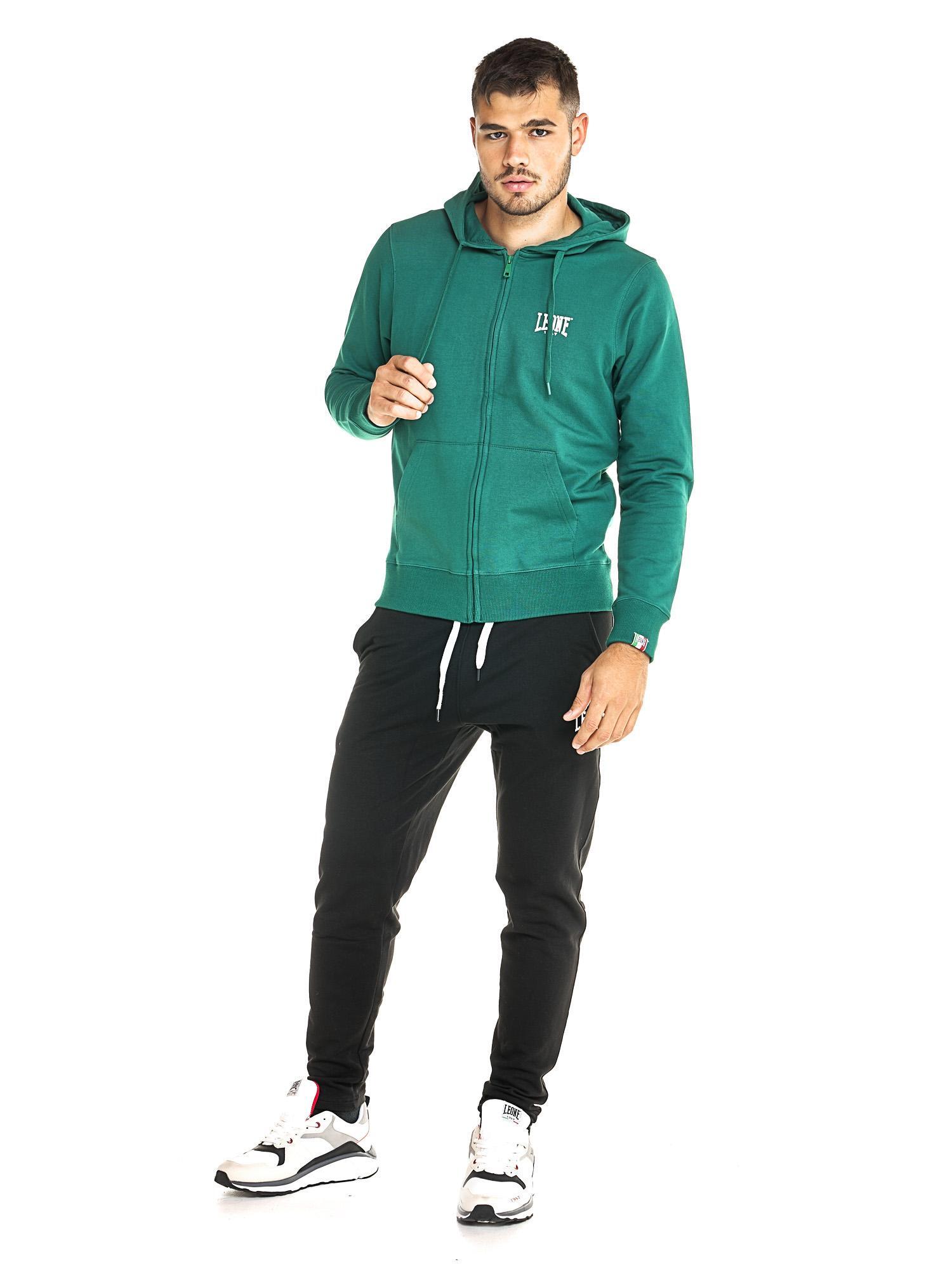 Felpe Leone uomo con cappuccio e zip Basic 2/4