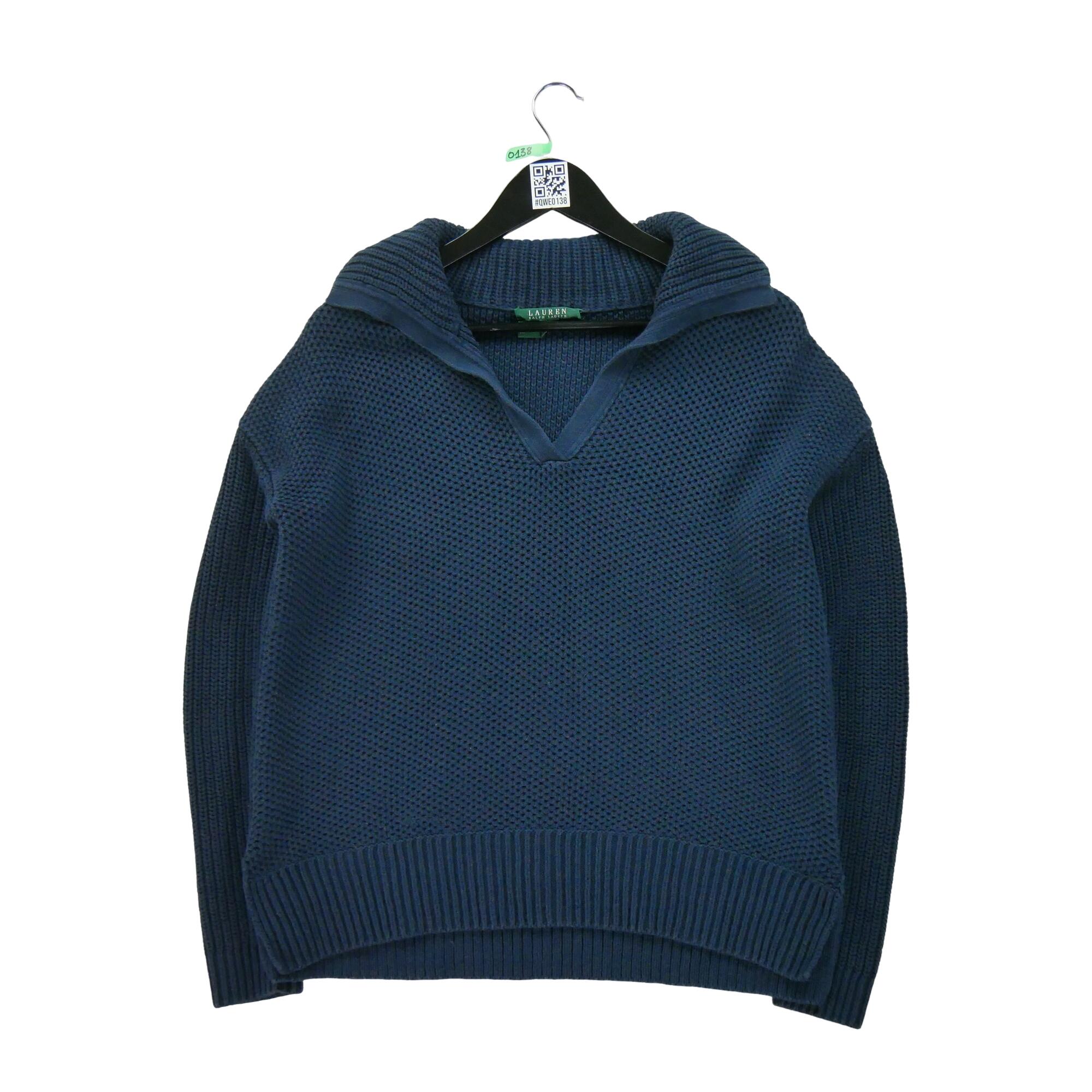 RALPH LAUREN Reconditionné - Pull Femme Marine - Très Bon État