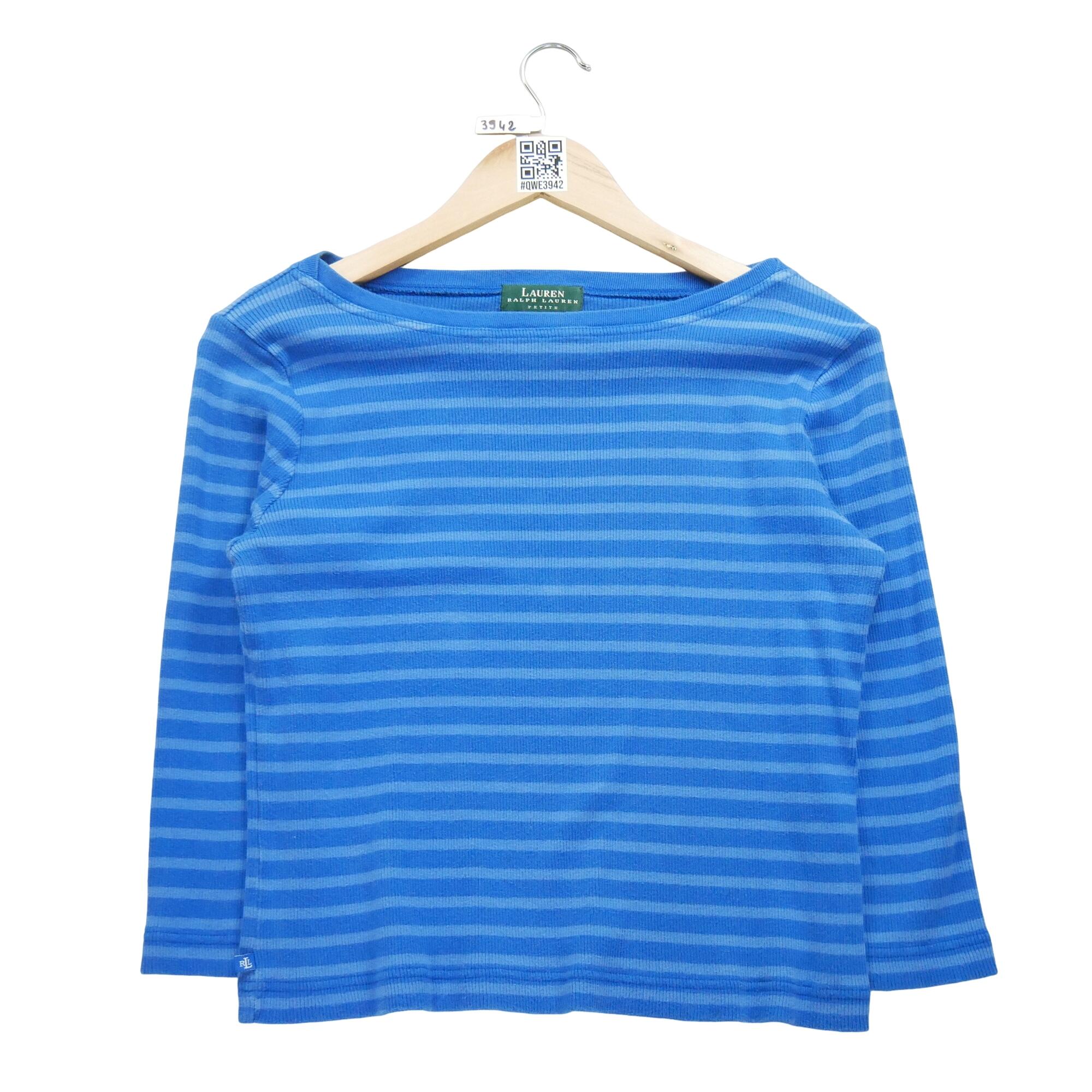 RALPH LAUREN Reconditionné - Pull Femme Bleu - Excellent