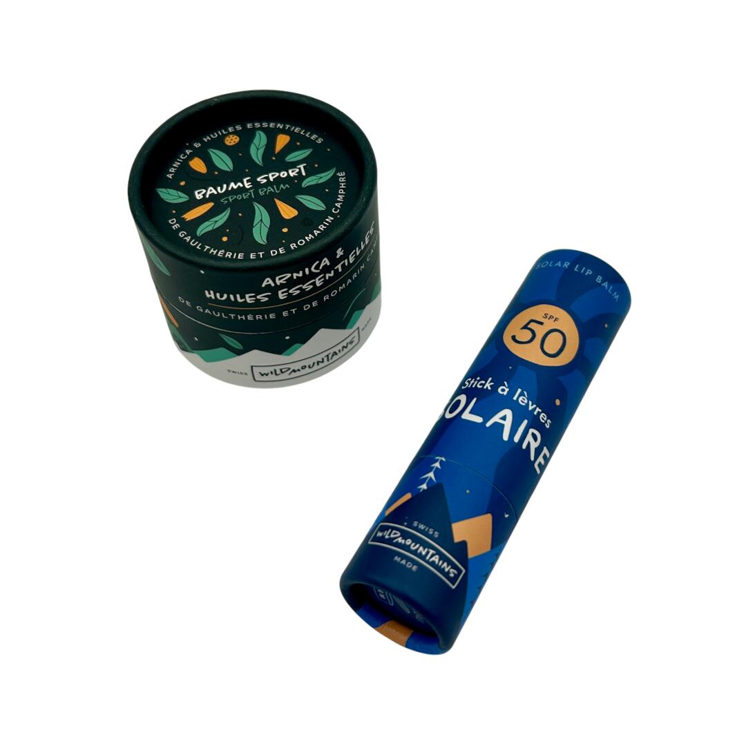 Pack Zonnebrand Lippenbalsem / Sportbalsem Arnica, Essentiële Oliën 2/7