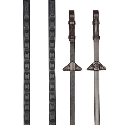 Rubberen paardenteugels lemieux magna grip