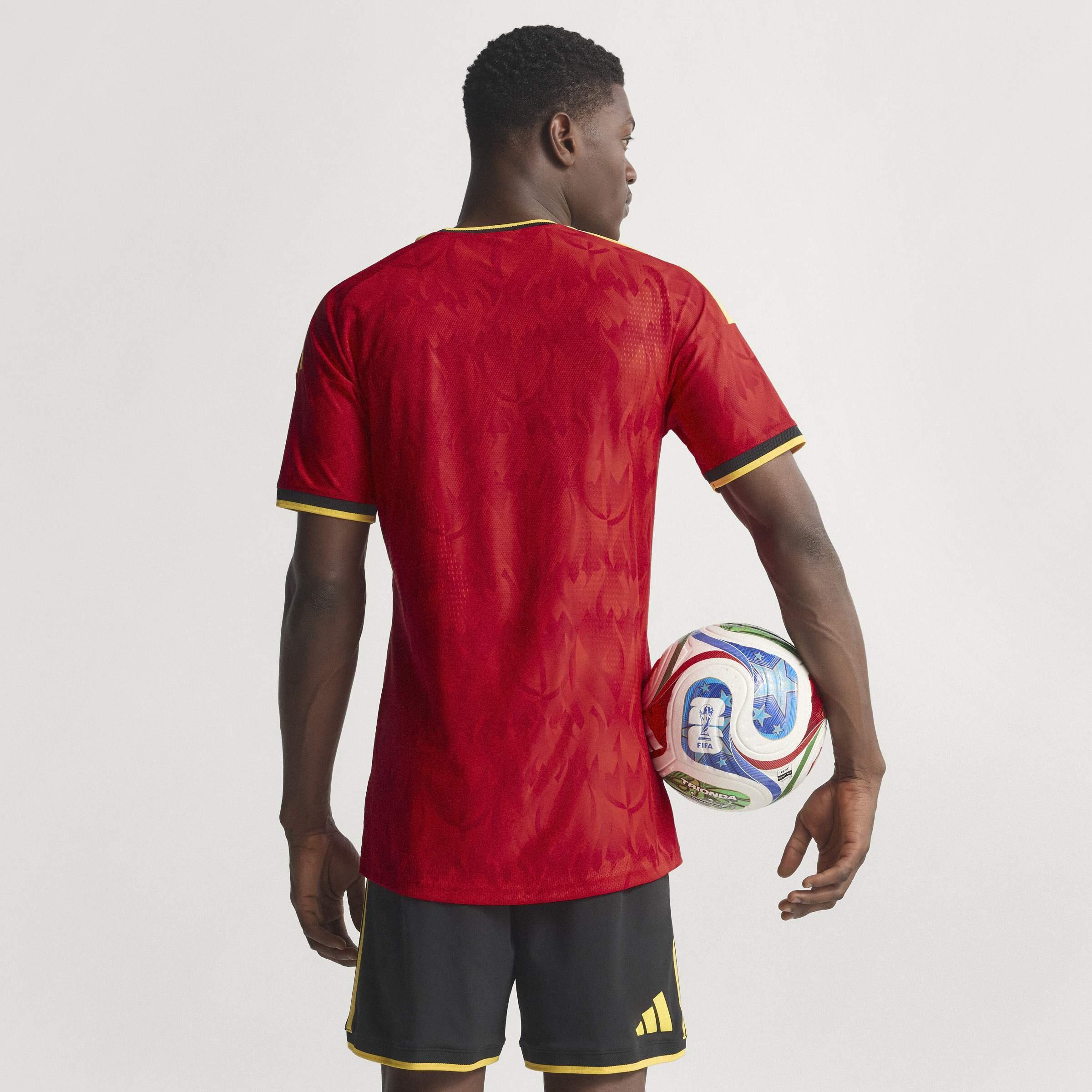 Belgium 26 Home Authentic Jersey 5/7