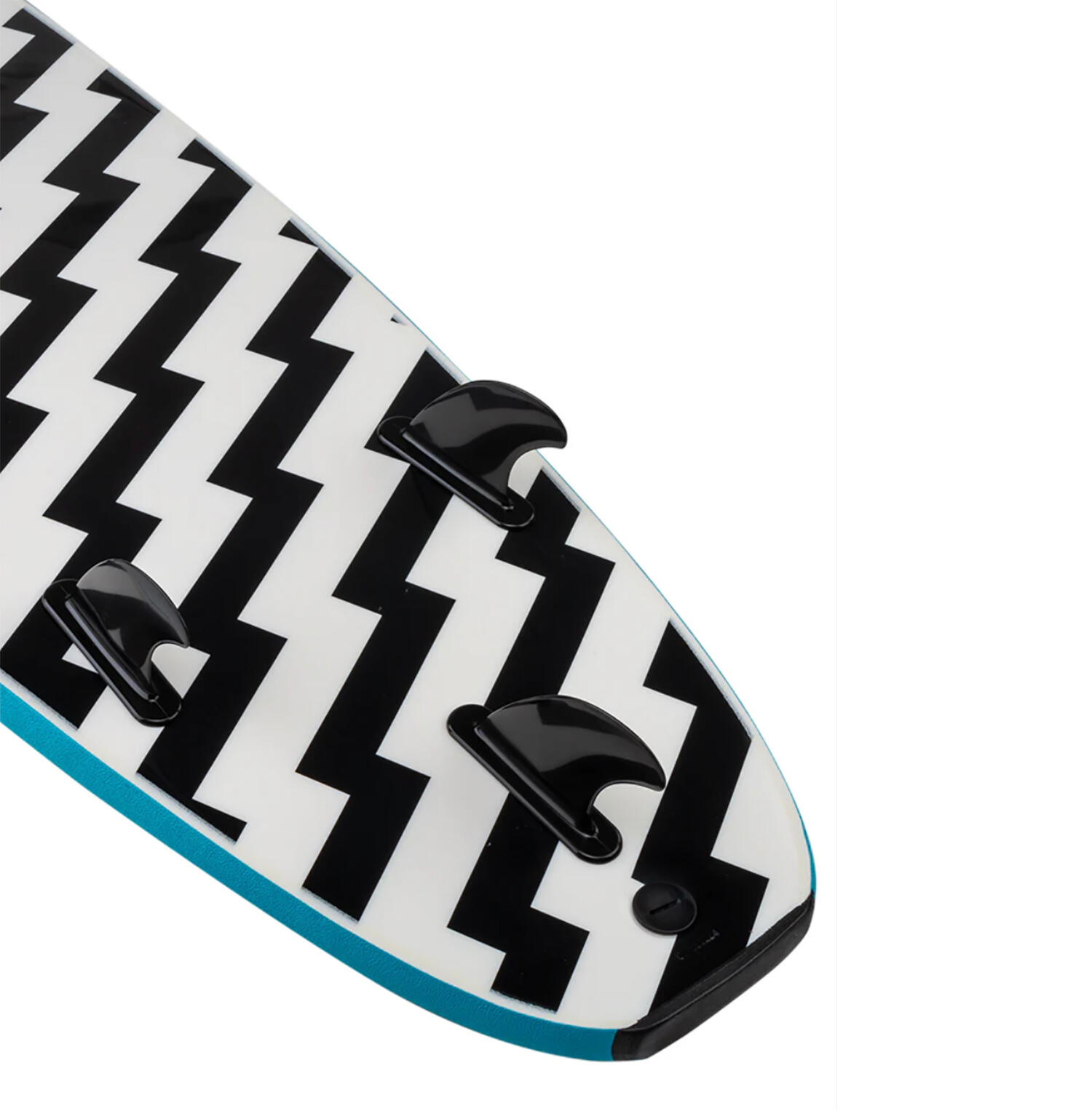 Prancha de surf em espuma  - Easy Rider (Tri Fin) - 7'0" - Blue/White Bolt 4/5