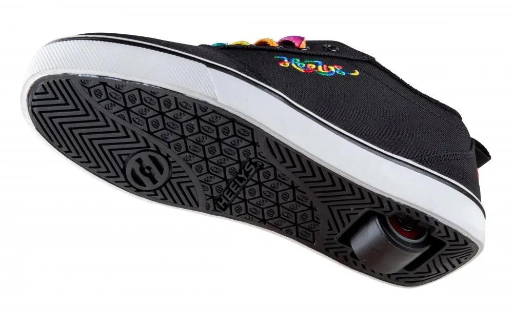 Heelys Pro 20 Schwarz / Regenbogen kursiv 3/4