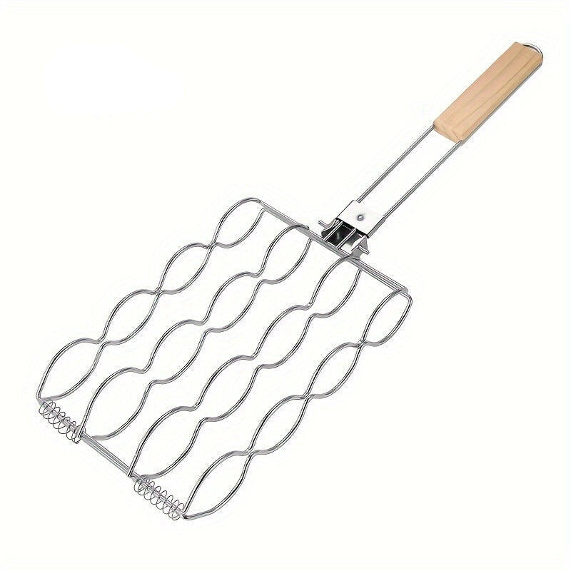 NNETM Iron Grill Basket for BBQ & Grilling