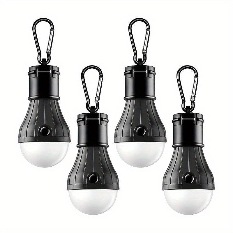 NNETM Portable LED Tent Light Clip On Hook (4-Pack)