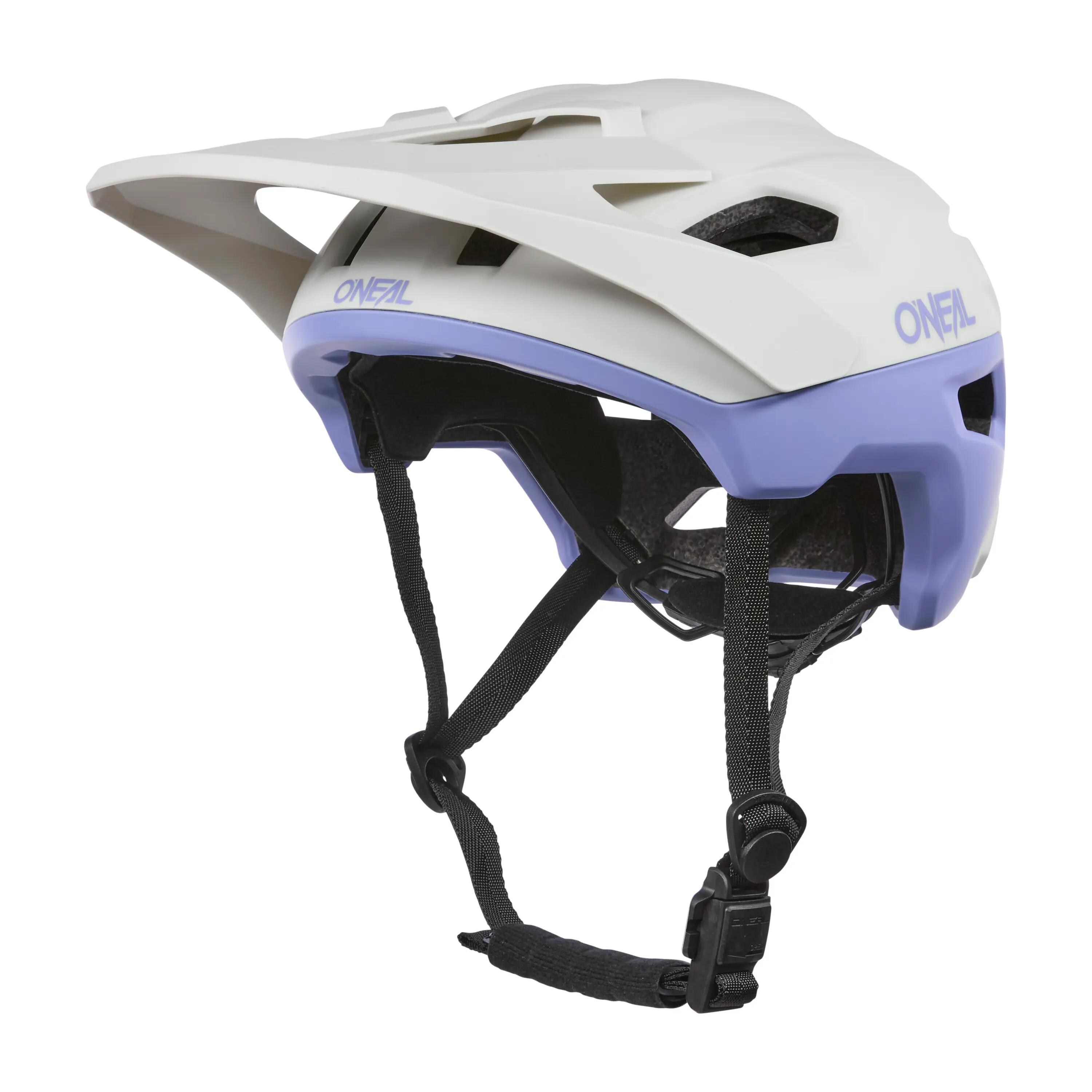 Casco da MTB TRAILFINDER EVO SOLID, bianco/viola 2/5