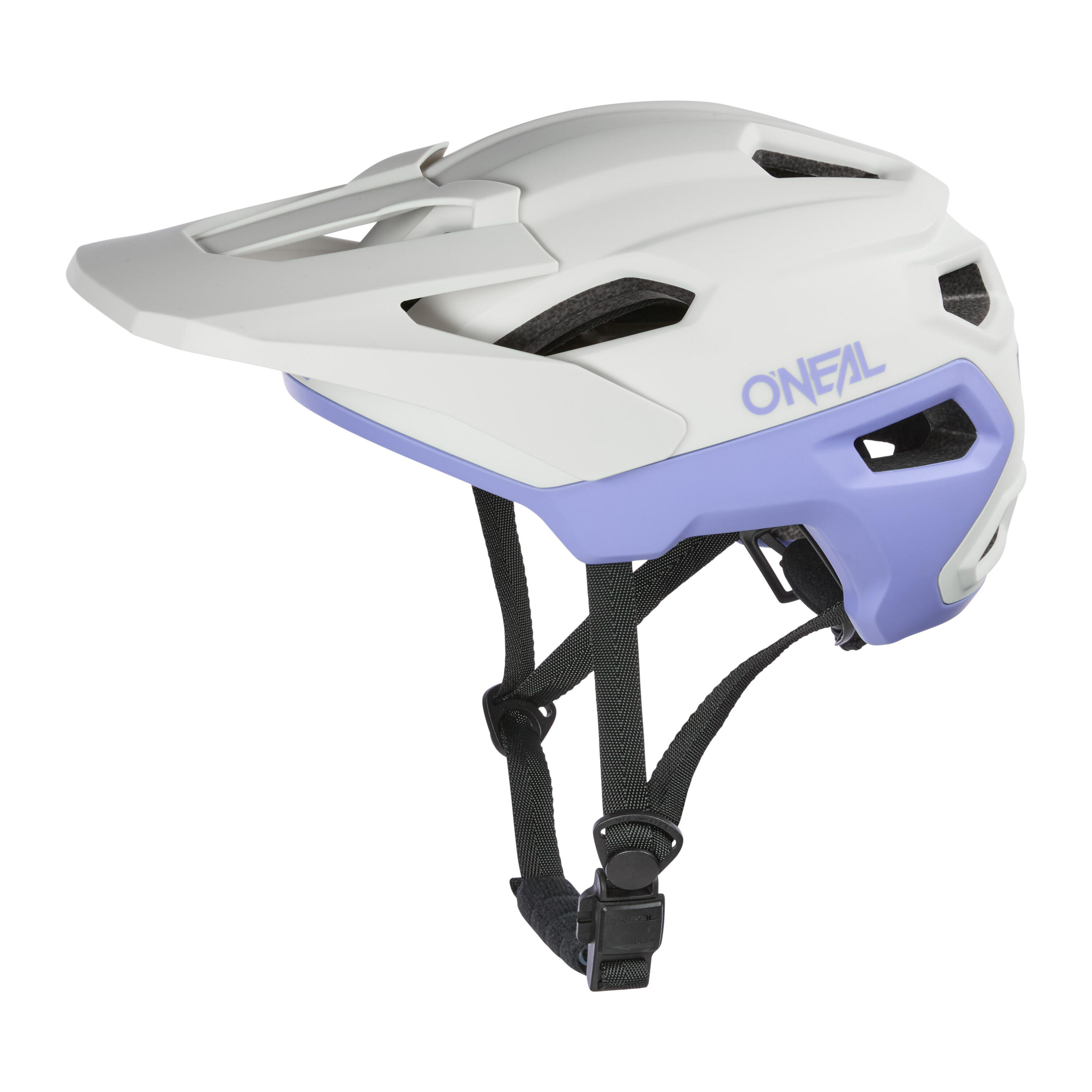 MTB-fietshelm TRAILFINDER EVO SOLID, wit/paars 4/4