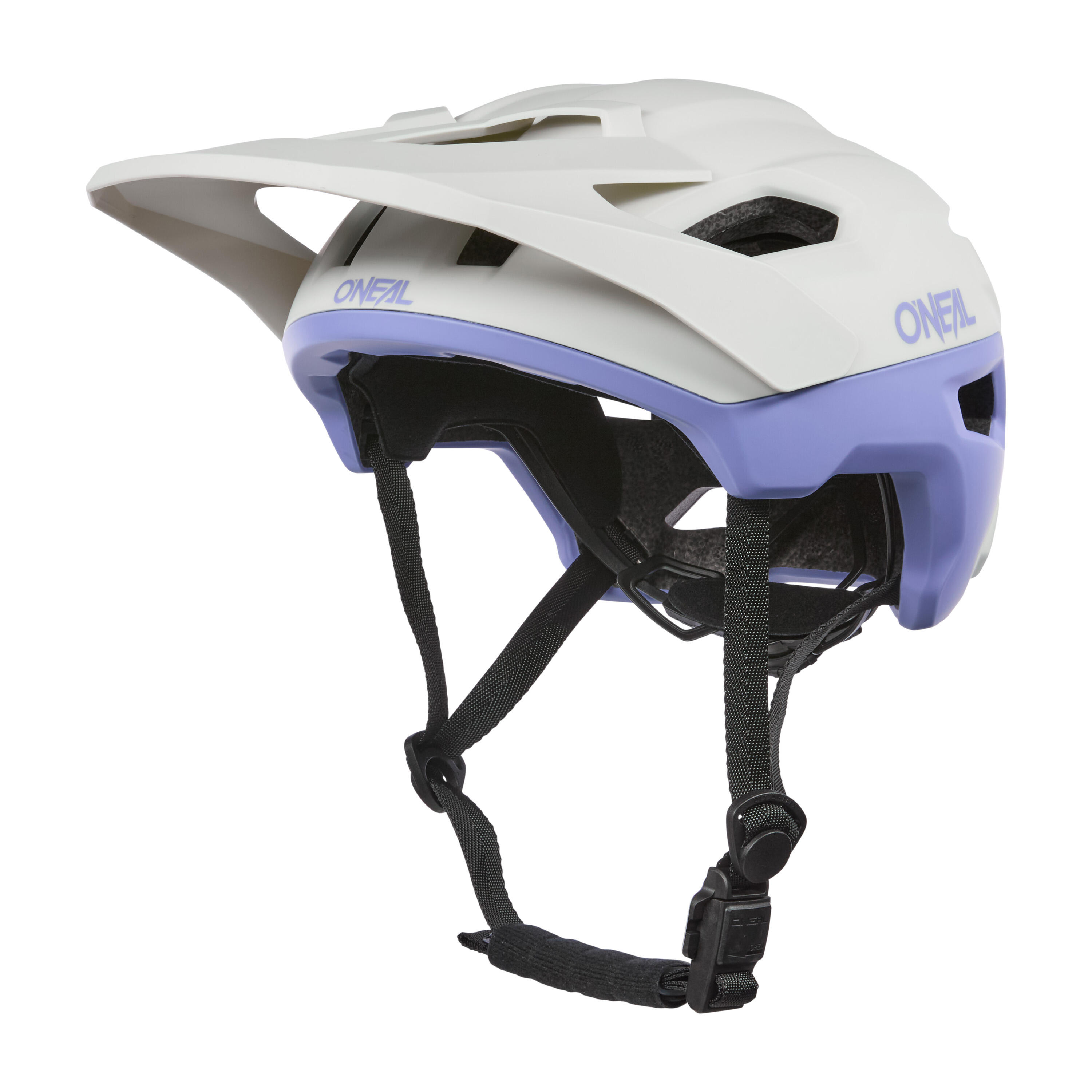 MTB-fietshelm TRAILFINDER EVO SOLID, wit/paars 2/4