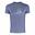 Tricou tehnic cu mânecă scurtă pentru bărbați Fitness Running Cardio Blue