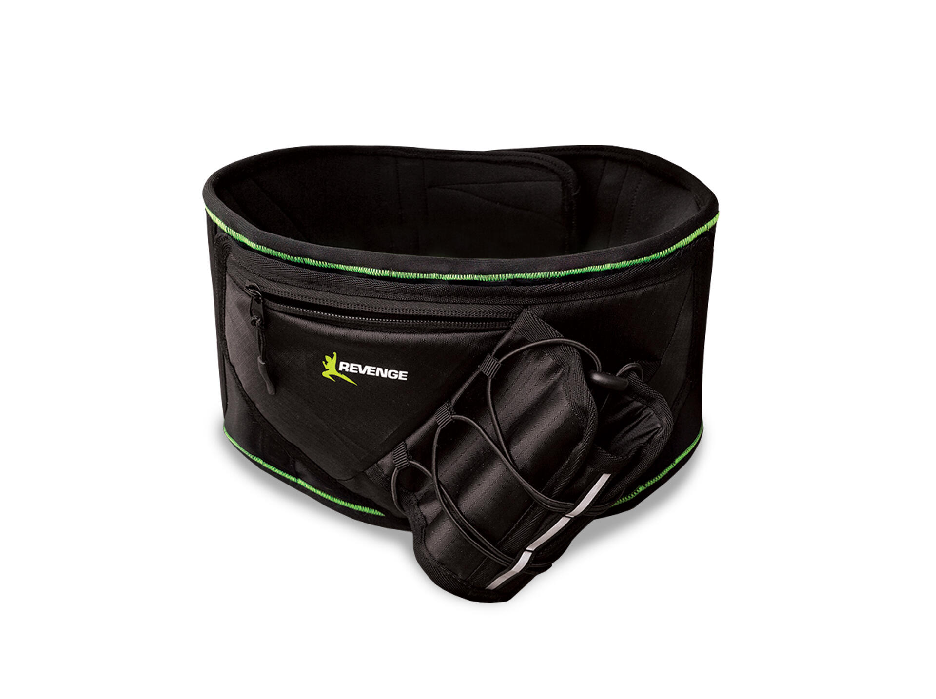 Suport sticle alergare unisex buzunare centura susținere Negru