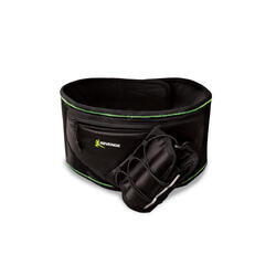 Ceinture Lombaire porte bouteille et de maintien Unisexe Running Poches Noir