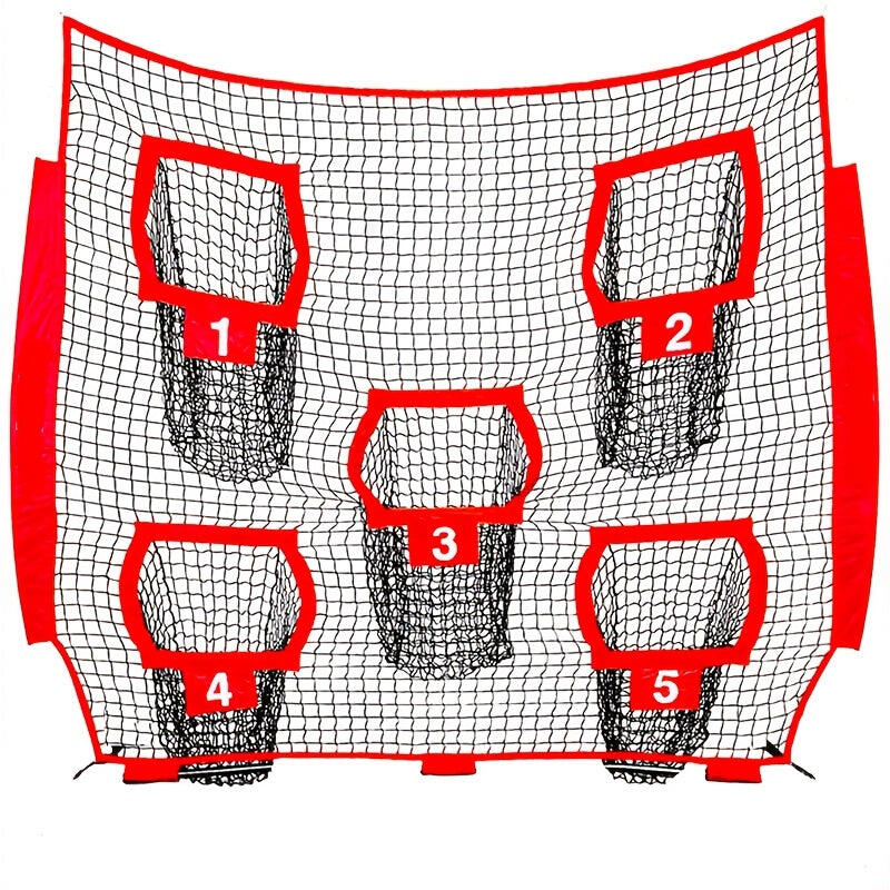 NNETM Football Outdoor Target Throwing Net with 5 Pockets