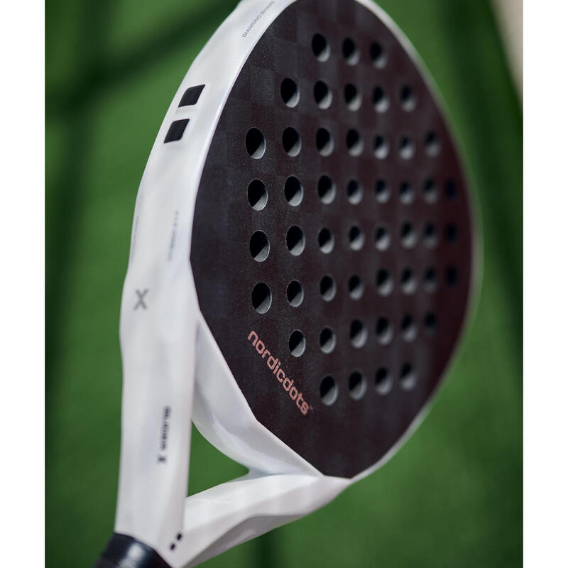 Rachetă de padel pentru adulți GliderX Pearl White