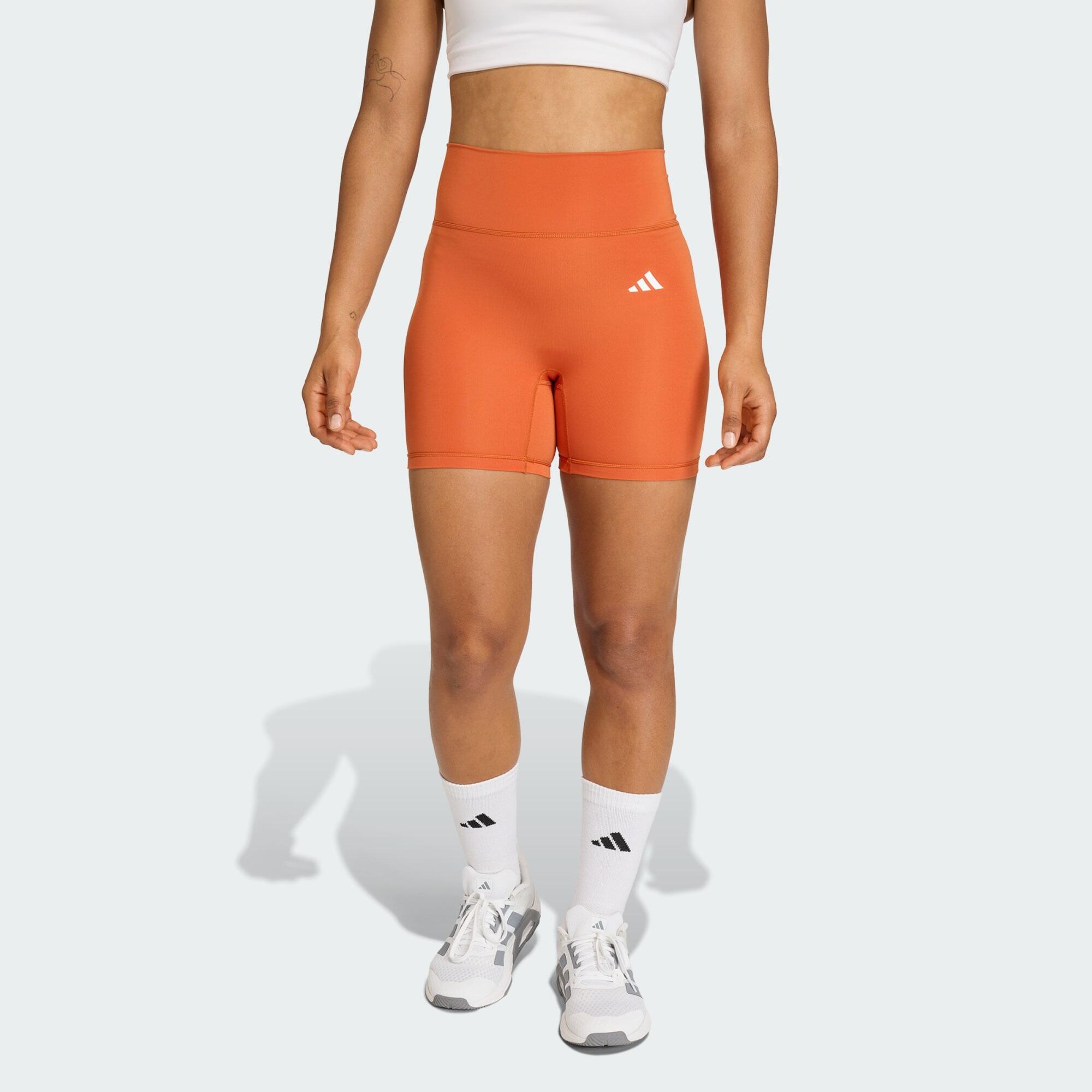 Adidas - Legging Court Optime Essentials Workout - Short - Orange - Decathlon