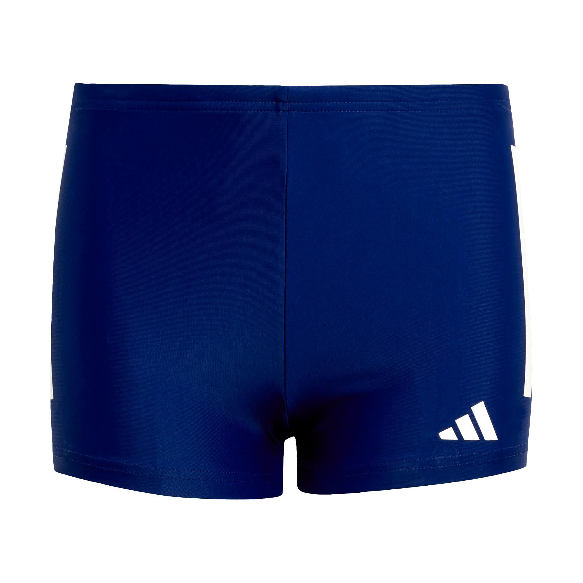 Adidas - Boxer De Natation 3 Bandes Enfants - Boxer De Bain - Blanc|bleu - 2-3 Ans - Decathlon