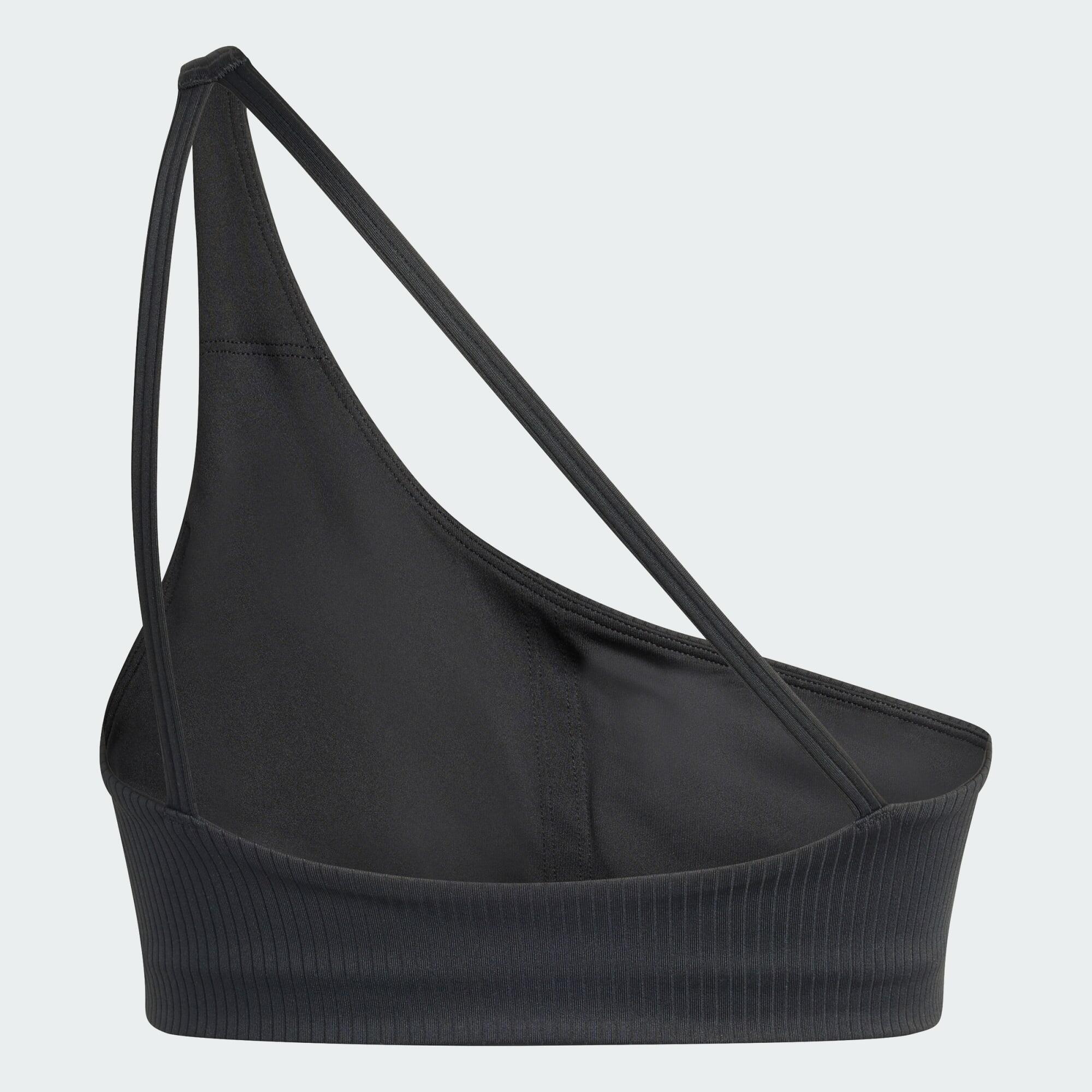 Brassière de training asymétrique côtelée Optime Maintien léger 6/7