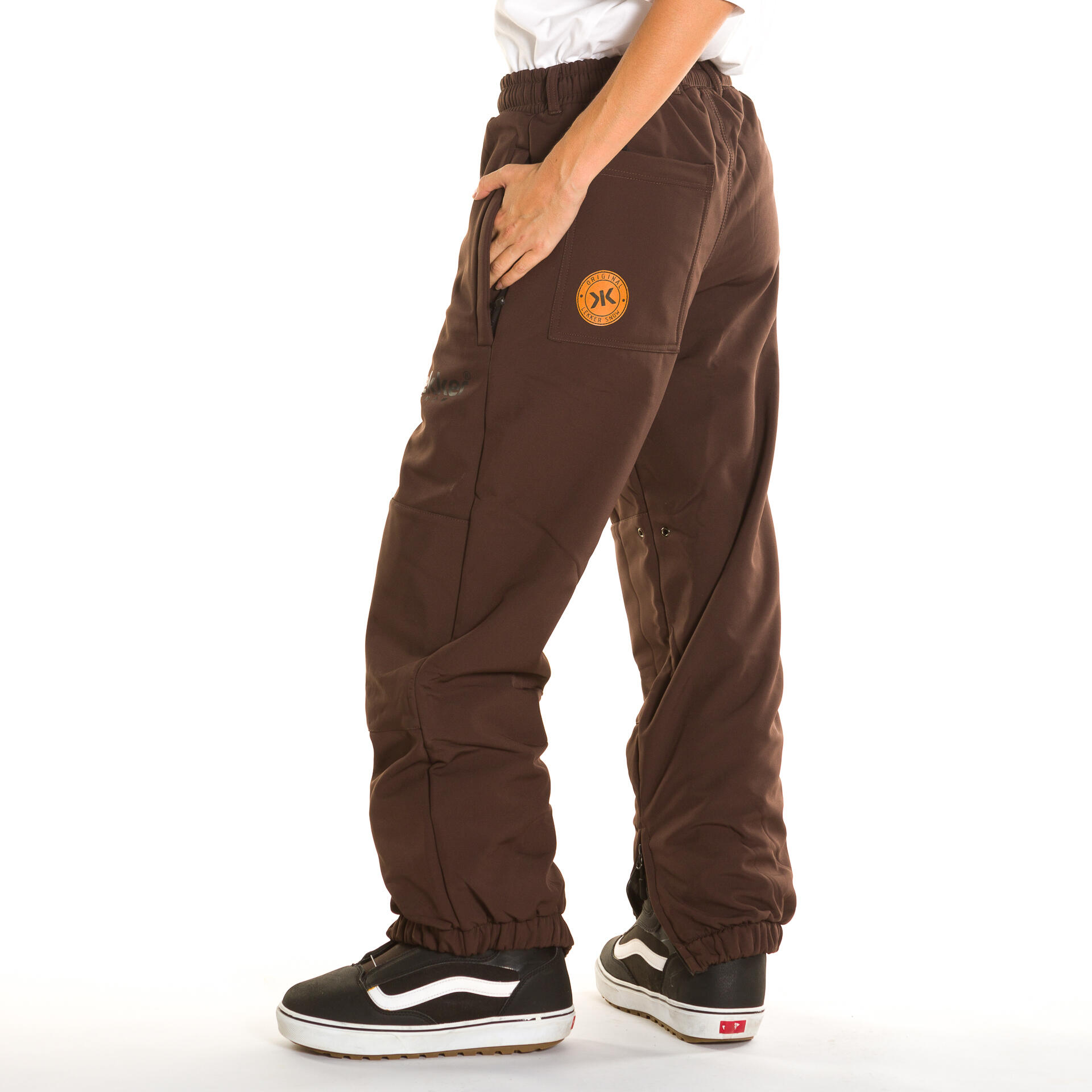 Pantalon de ski snow Kids Grizzly 10K chocolate 3/3