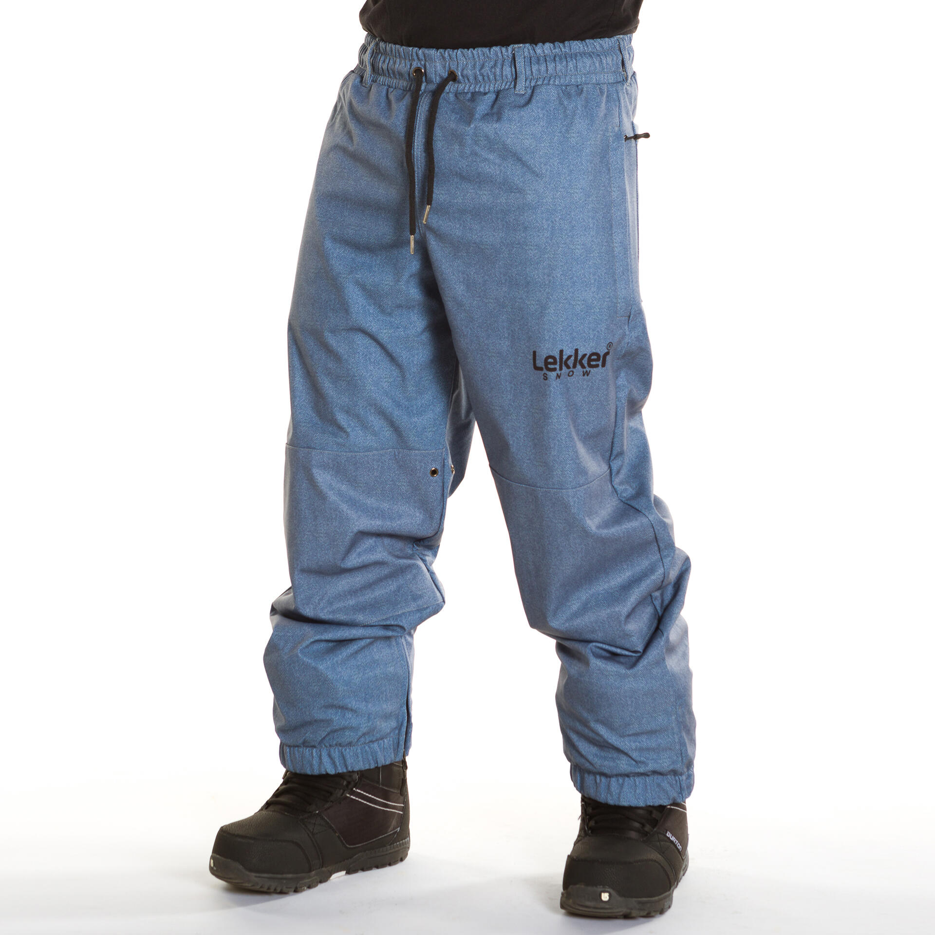 Pantalon de ski snow unisexe Granite Storm 10K gris denim 3/3