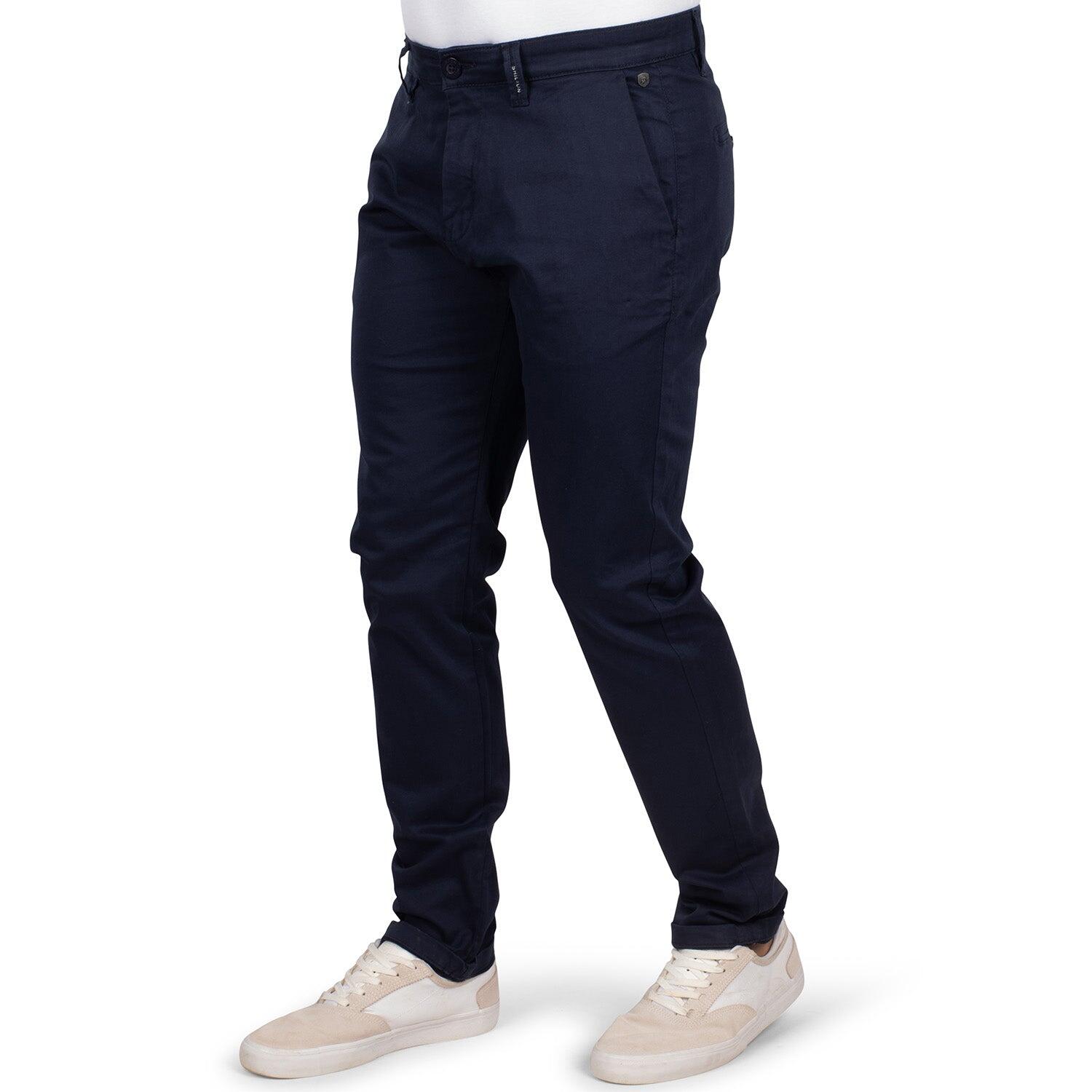 Shilton - Pantalon Chino Drop Style Homme - Pantalons - Bleu - Decathlon