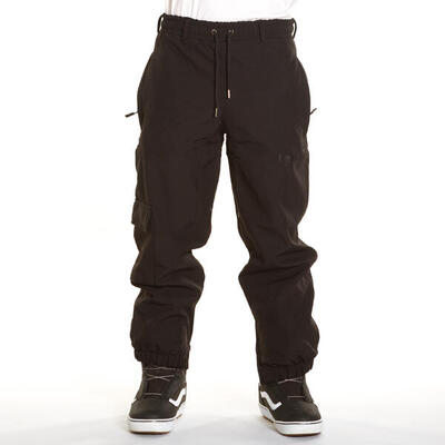 Pantaloni da sci snow Kids Black Cargo 10K nero