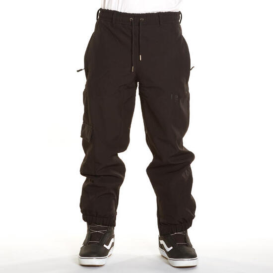 Pantaloni da sci snow Kids Black Cargo 10K nero