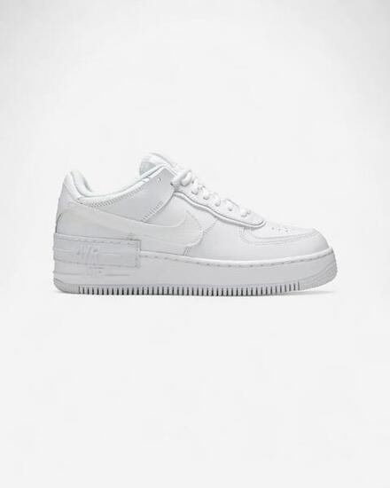 Nike Air Force 1 Low Shadow Triple White (Women's)