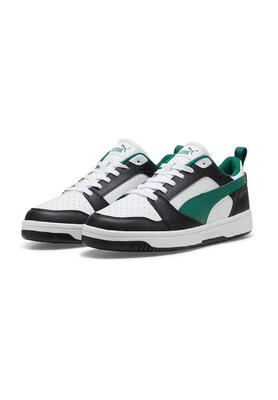 Sneakers Uomo Puma Rebound V6 Low BIANCO/VERDE/NERO