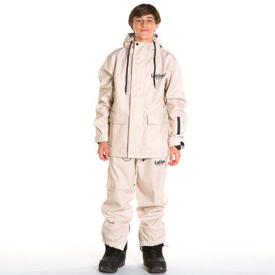 Giacca da sci snow Kids Sahara Ridge 10K beige