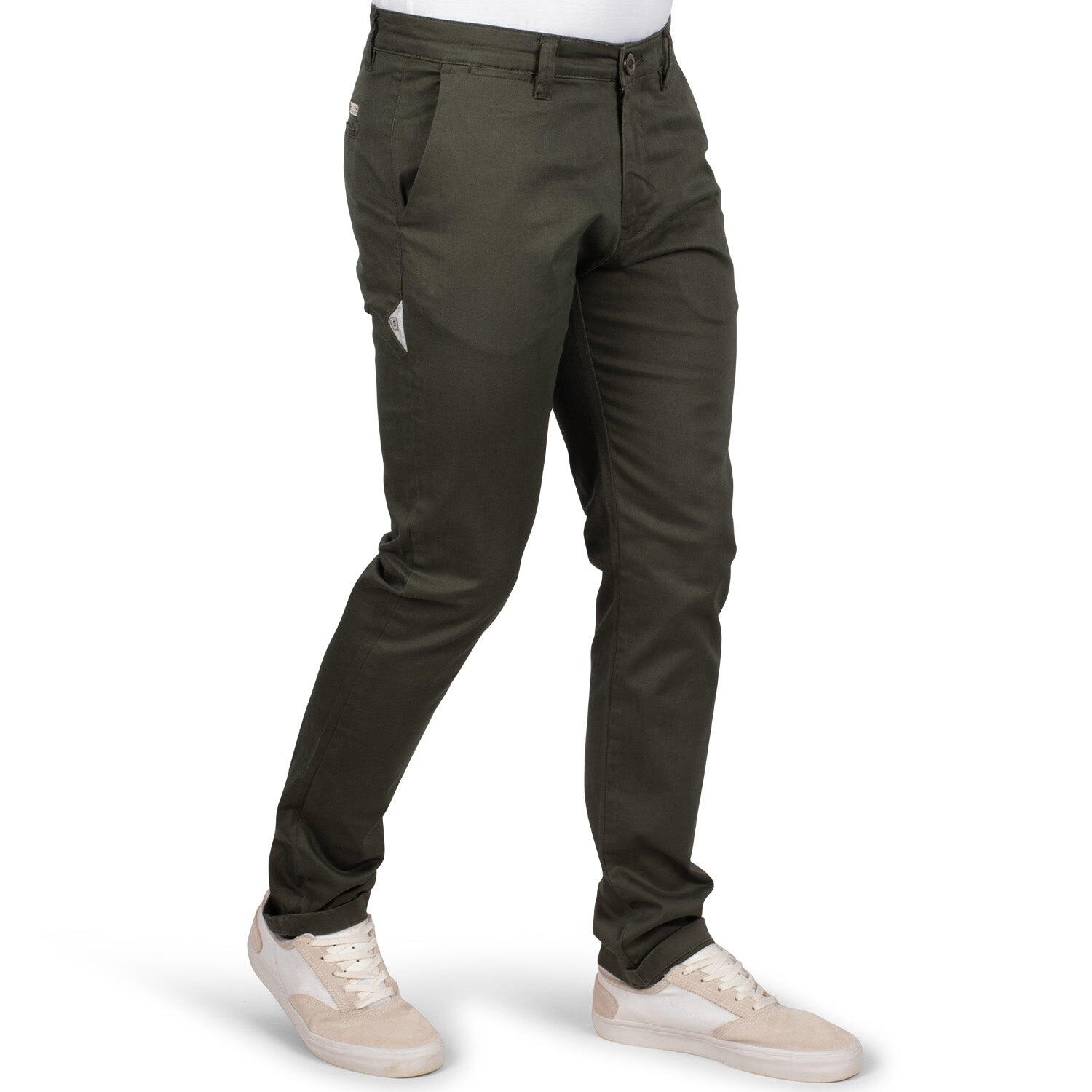 Shilton - Pantalon Chino Drop Style Homme - Pantalons - Vert - Decathlon
