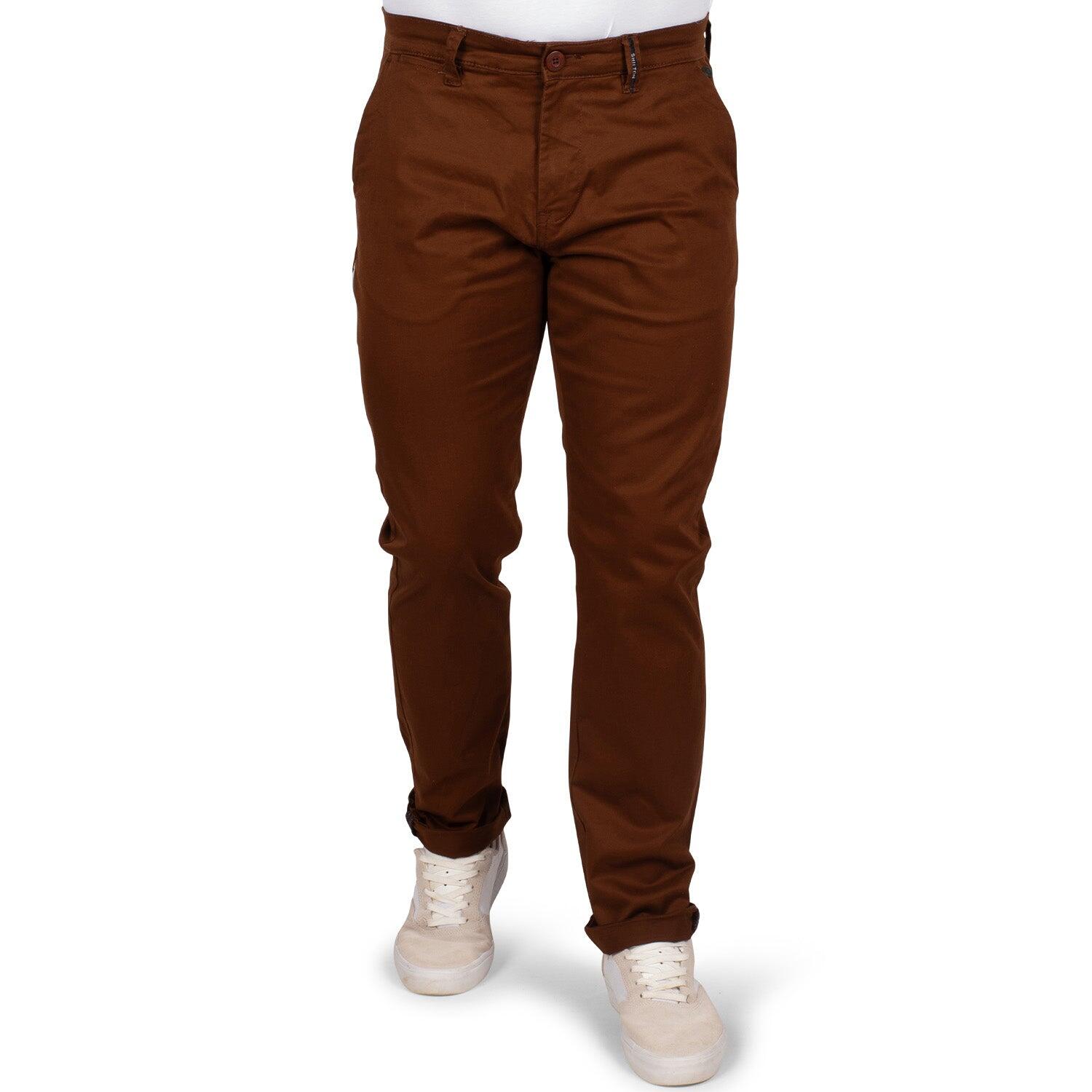 Shilton - Pantalon Chino Drop Style Homme - Pantalons - Marron - Decathlon