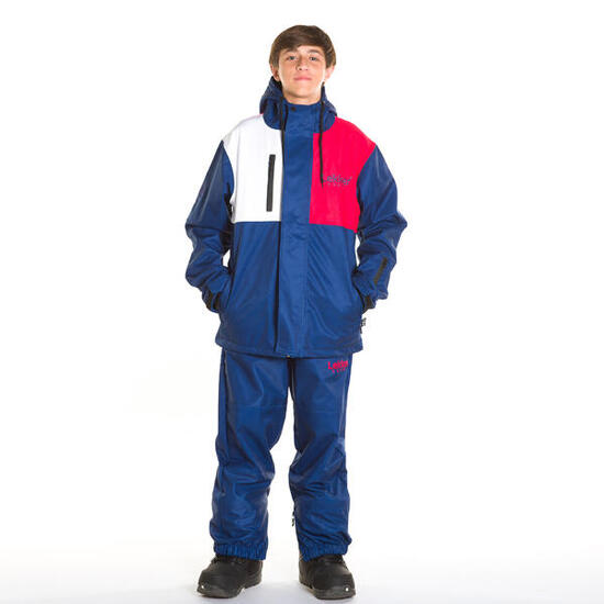 Ski-jas snow Kids 1830 10K blauw wit rood