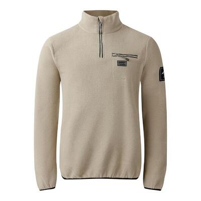 Heren affinity mountain fleece top (abbeystone)