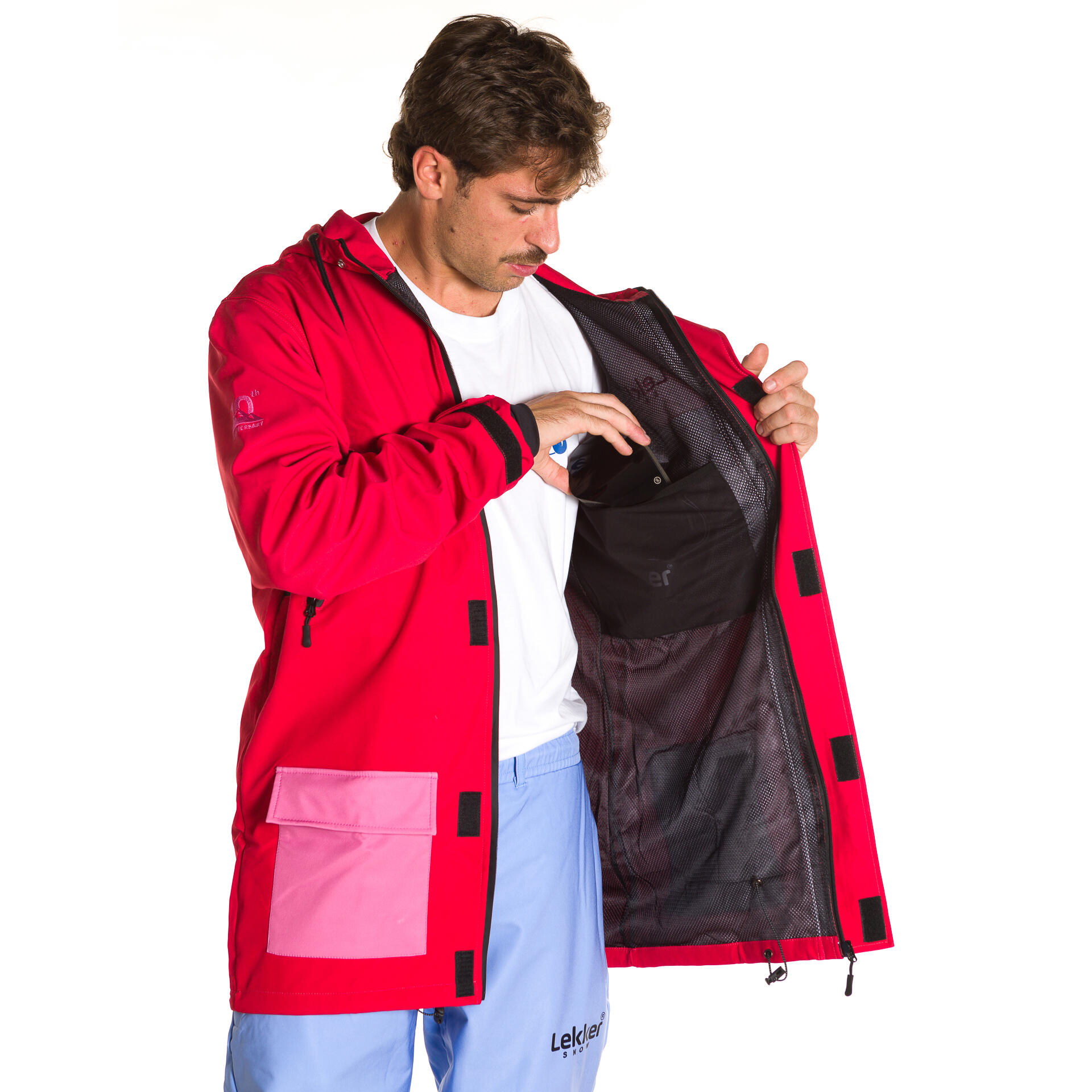 Veste de ski snow unisexe Rose Bloom 10K rouge rose 3/3