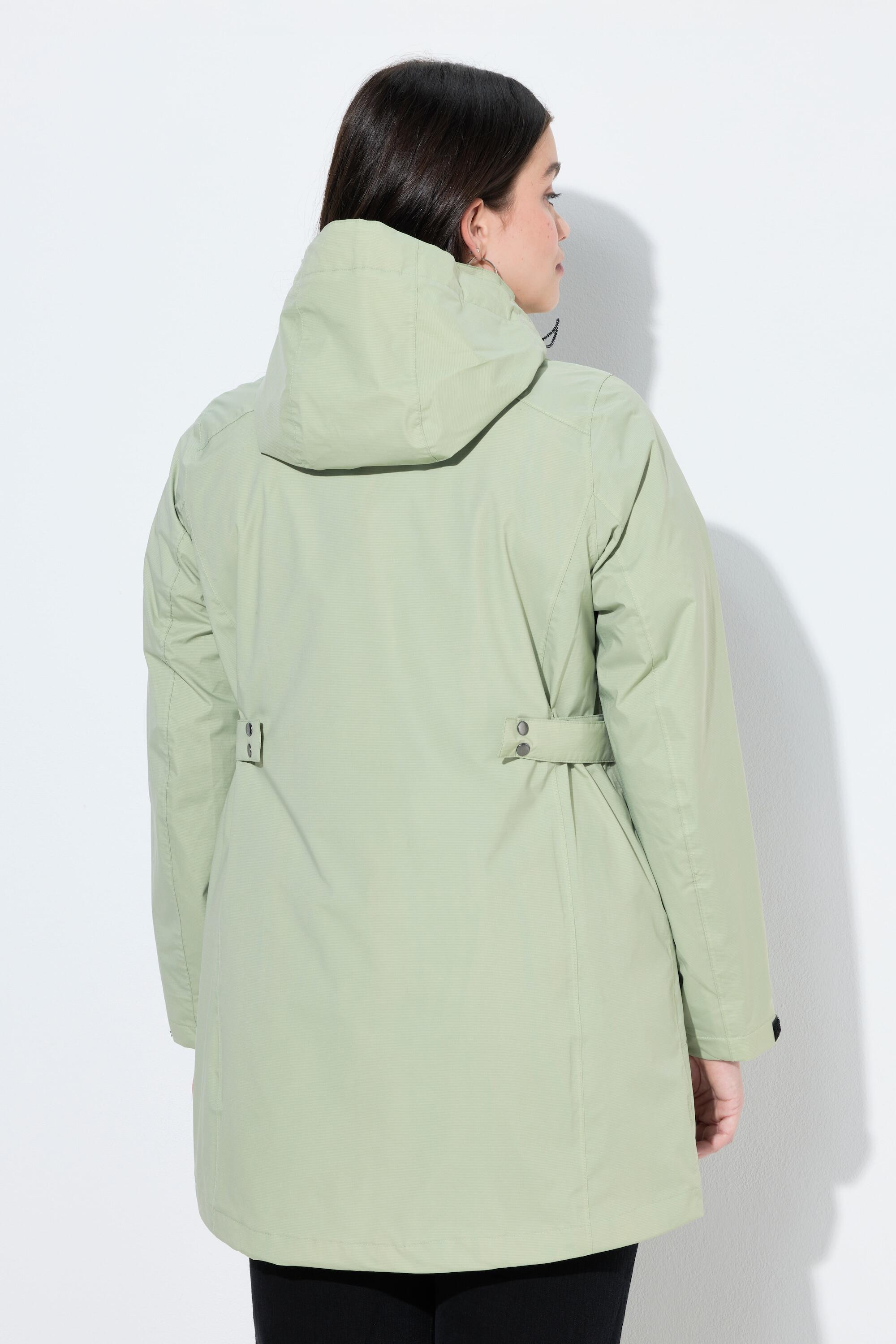 Femme Veste technique HYPRAR à capuche tissu imperméable coupe évasée 2/7