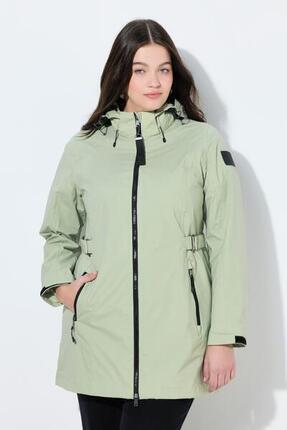 Femme Veste technique HYPRAR à capuche tissu imperméable coupe évasée