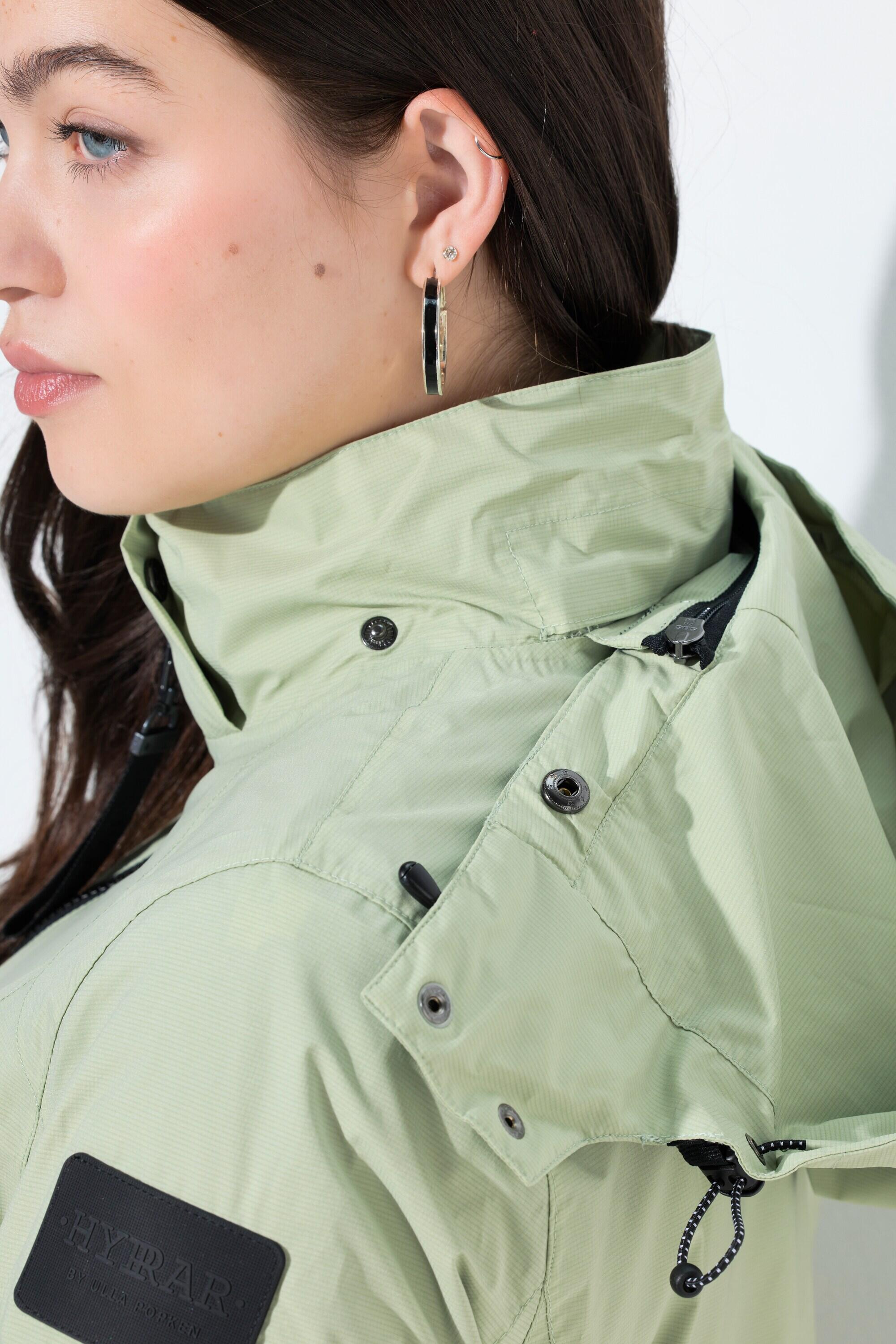 Femme Veste technique HYPRAR à capuche tissu imperméable coupe évasée 7/7