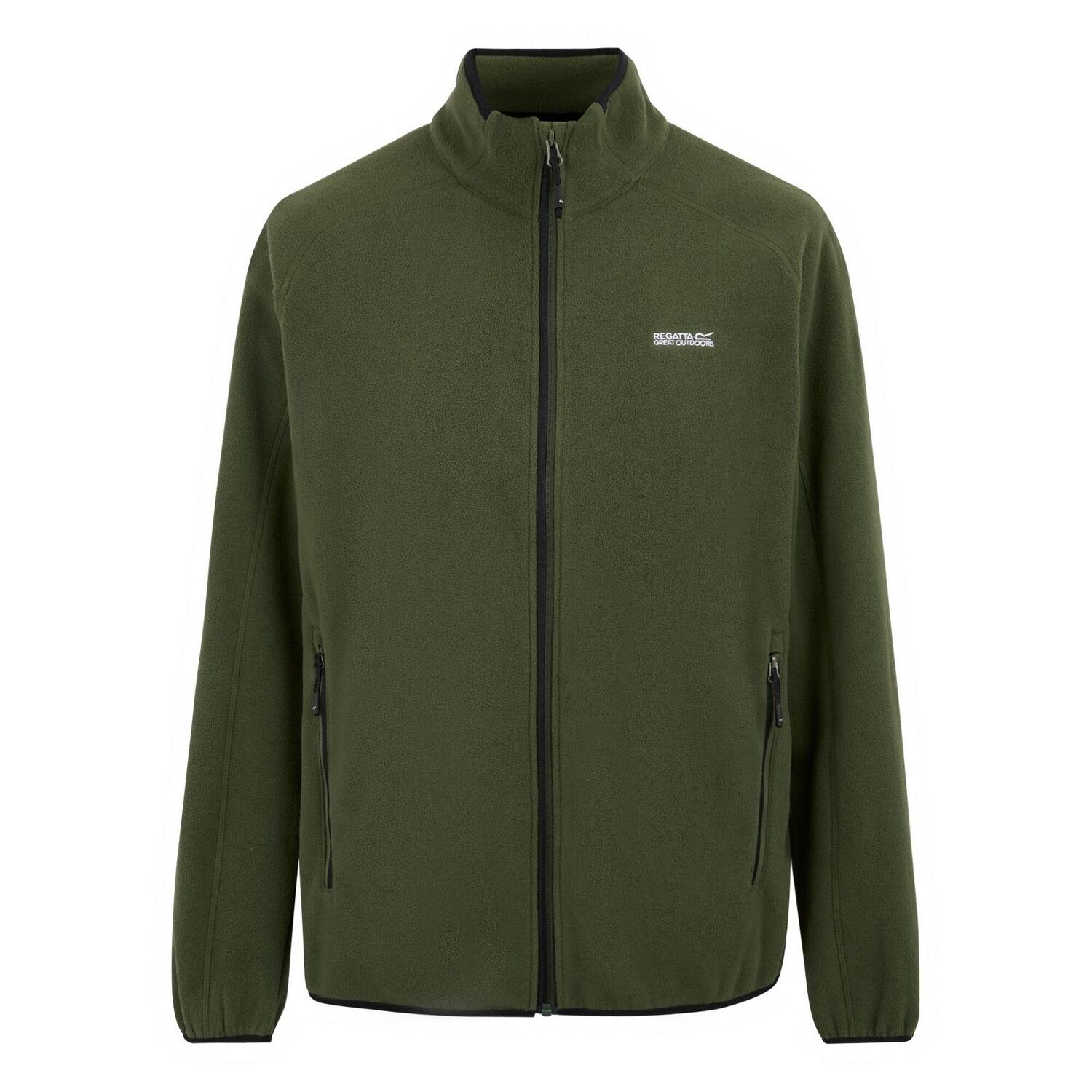 REGATTA Mens Hadfield Full Zip Fleece Jacket (Olive Night)