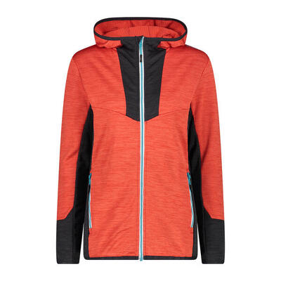 Dames fleece met capuchon cmp unlimitech grid tech