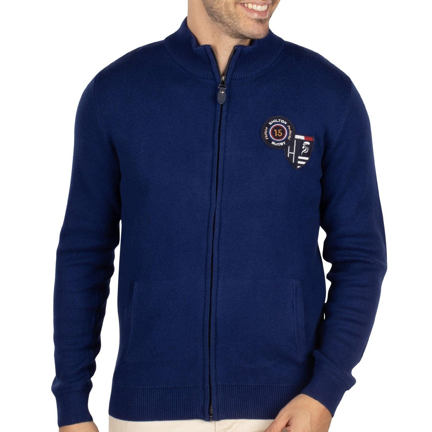 Shilton - Gilet Rugby Nations 15 Homme - Pull - Bleu - Decathlon