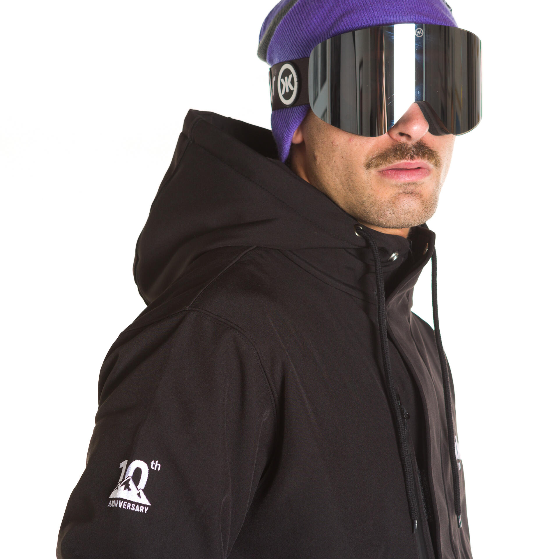 Veste de ski snow unisexe Black Peak 10K Black 3/3