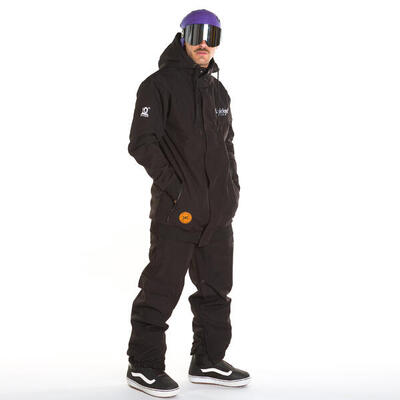 Giacca da sci snow unisex Grizzly 10K chocolate