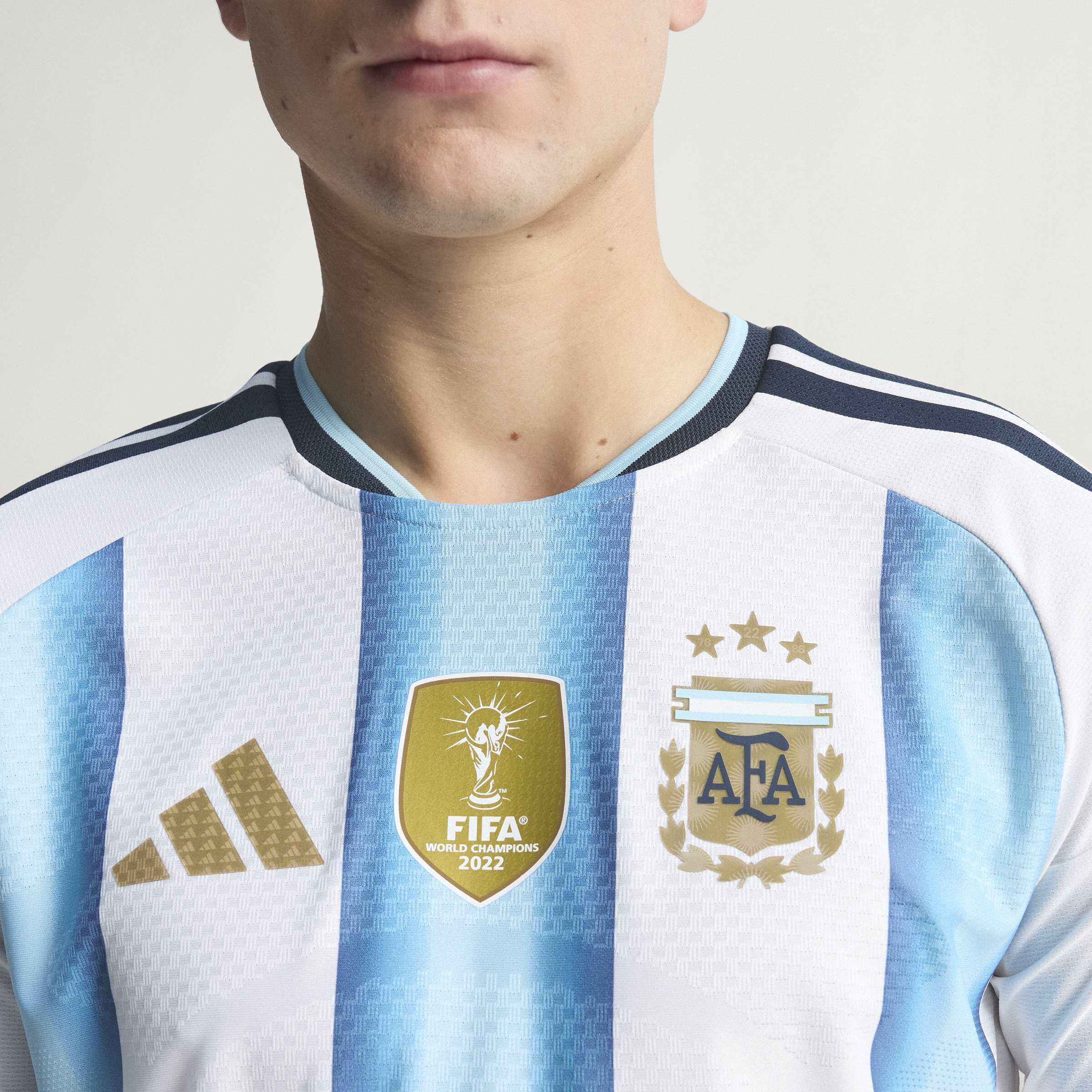 Argentinien 26 Authentic Heimtrikot, langärmlig 7/7