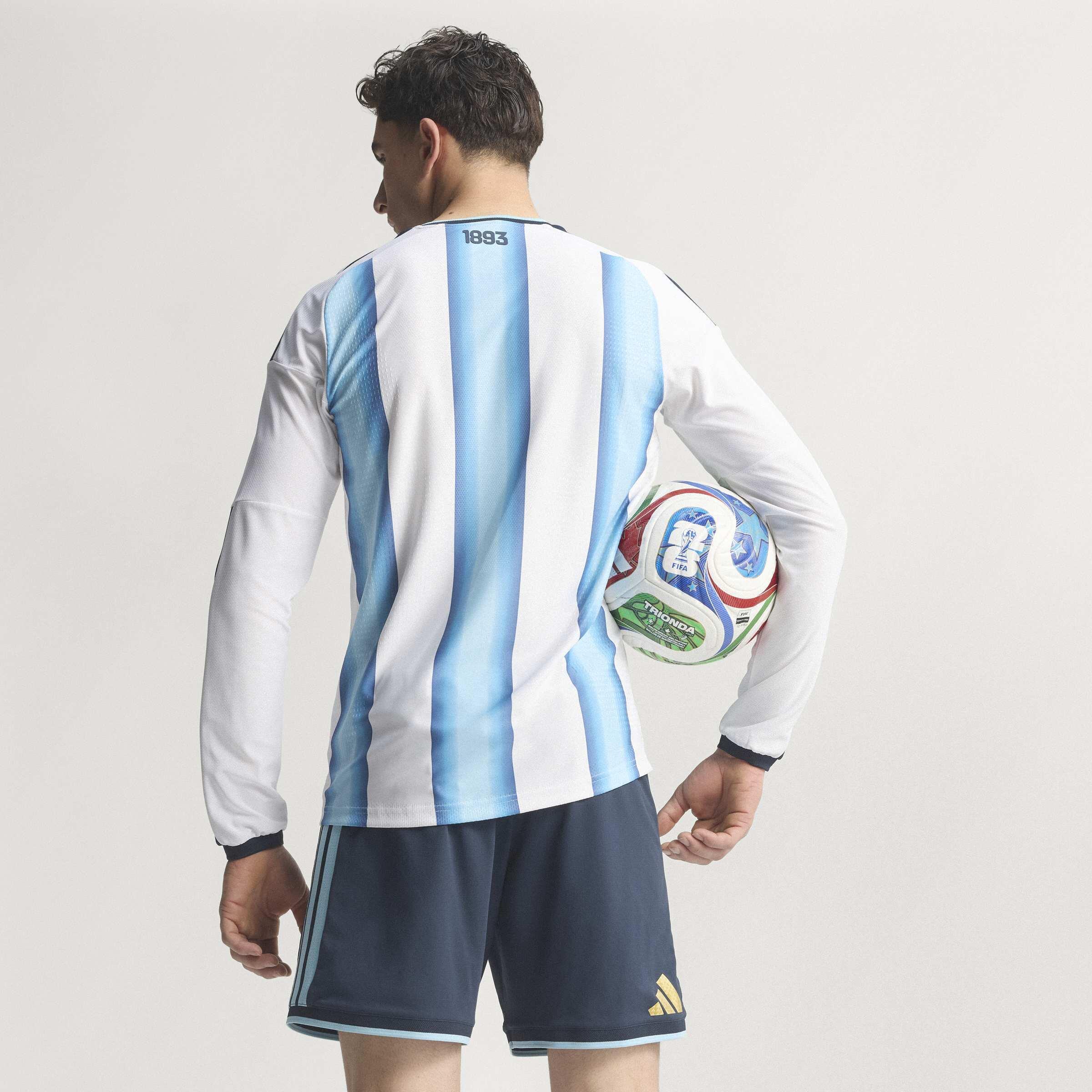 Argentinien 26 Authentic Heimtrikot, langärmlig 5/7