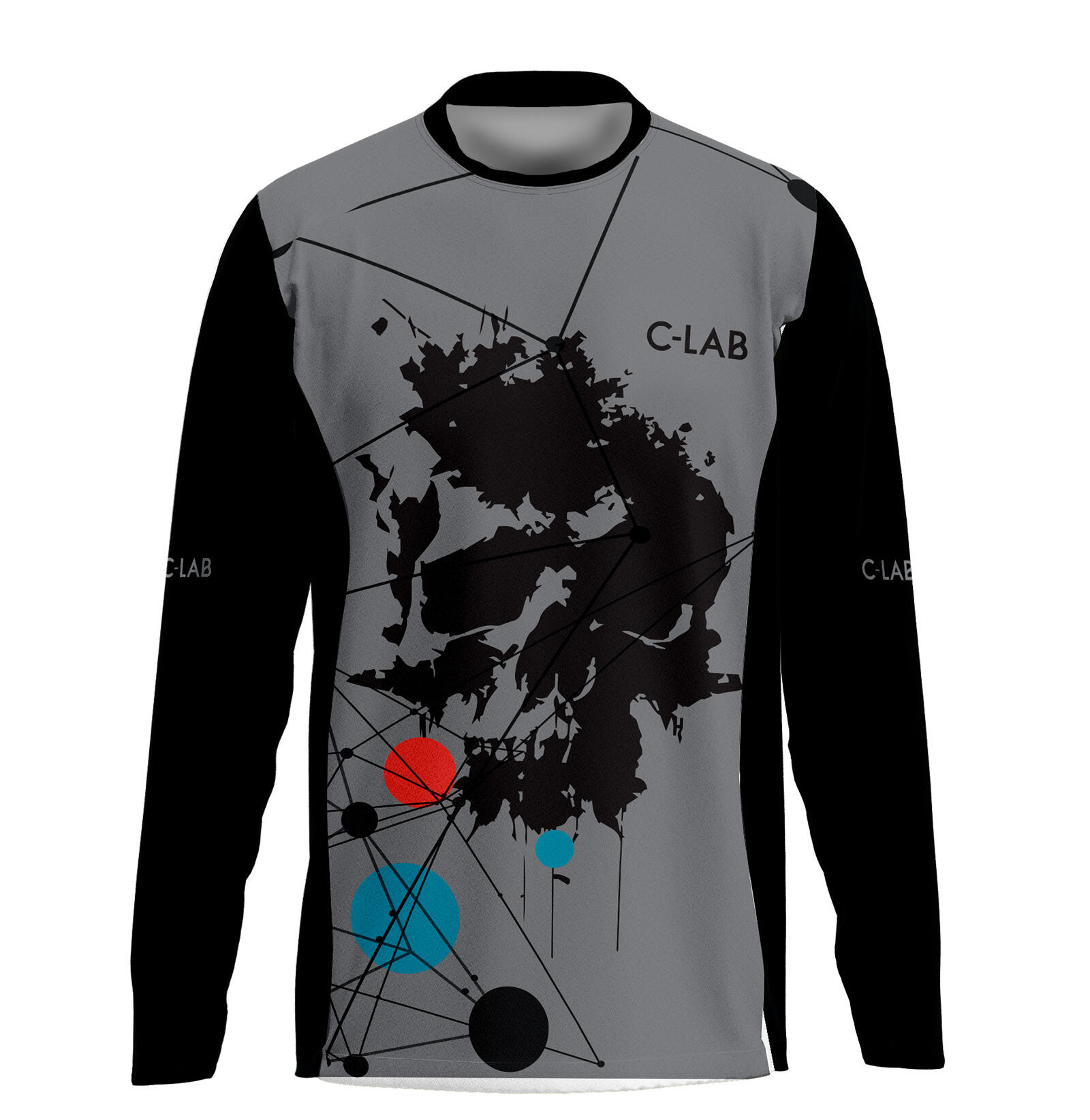 C-LAB Maglia MTB Enduro a maniche lunghe Skeletor